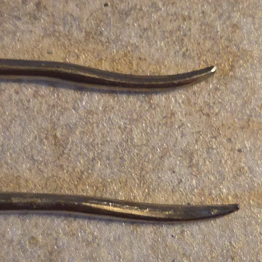 4 Nut Picks Silver-Tone Replacements Vintage